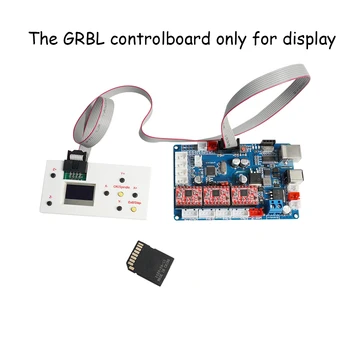 CNC Engraver GRBL Offline Controller board for PRO 1610 2418 3018 Фреза 3 Ос Offline CNC Controller with TF Card