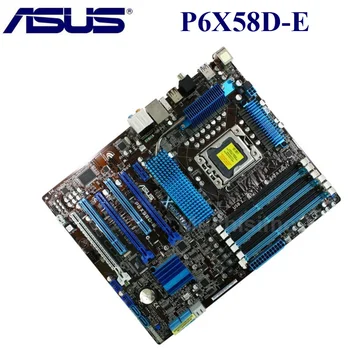 Asus P6X58D-E Motherbaord Intel X58 Core i7/Core i7 Extreme LGA 1366 DDR3 24GB SATA III Оригинален настолен компютър Asus X58 Mainbaord се Използва