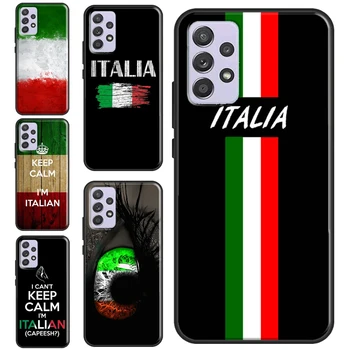 Италиански Флаг на Италия Мек Калъф за Samsung A72 A52 A32 A12 A40 A50 A70 A31 A41 A51 A71 A21S A20e Калъф за вашия телефон