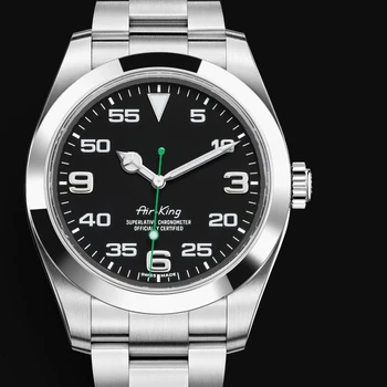 Мъжки часовник Автоматично Механични Milgausses Sapphier 126610 2021 Нов Модел от Неръждаема Стомана eta2813 Механизъм за Часовници Зелен Циферблат