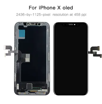OLED Little Crush LCD Pantalla За iPhone X LCD XR XS 11 Screen LCD Display 3D Digitizer Touch Assembly For iPhone X XS-XS Max
