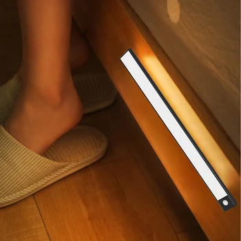 Homluce Алуминиев LED Датчик за Движение, Нощно USB Акумулаторна 15 см/23 см/40 см лека нощ За Кухня, Спалня Безплатна доставка