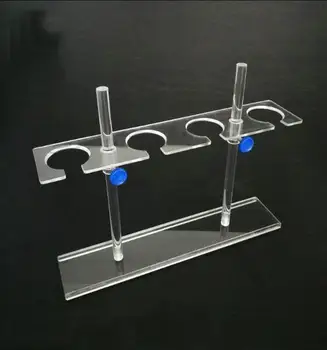 1 бр. Органично стъкло сепаратор фуния щанд,една дупка, 2 дупки, 4 дупки фуния поддръжка на лабораторни материали