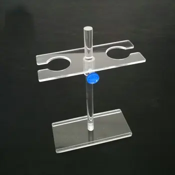 1 бр. Органично стъкло сепаратор фуния щанд,една дупка, 2 дупки, 4 дупки фуния поддръжка на лабораторни материали
