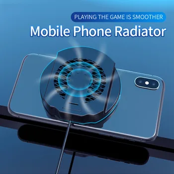 Универсален Охладител на Мобилен Телефон, Игрова Телефон Охладител Регулируема Преносим Притежателя на Вентилатора на Радиатора За iPhone, Samsung, Huawei, Xiaomi