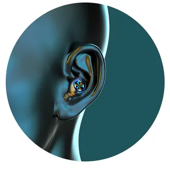 Спортни Bluetooth Слушалки Безжични Слушалки 1200 ма Квадратна Кутия Зелен Екран със Сензорно Управление на Безжични Слушалки Blutooth Слушалки