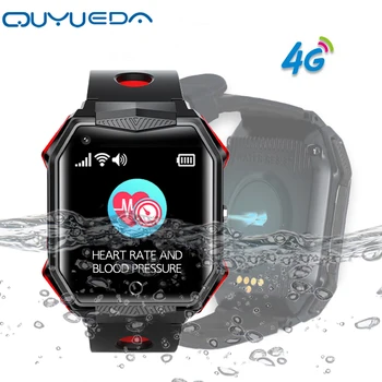 4g Smart GPS Watch Waterproof IP67 Watch Tracker For Elderly Support Blood Pressure Hert Rate Monitoring Fall Alert Video Call