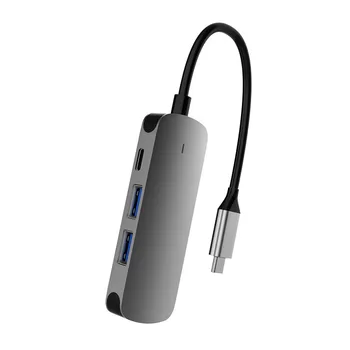 Bakeey 4 in 1 USB-C Адаптер Кабел за USB3.0A и Тип C Женски Hub Зарядно устройство за Таблет Телефон за iPhone 12