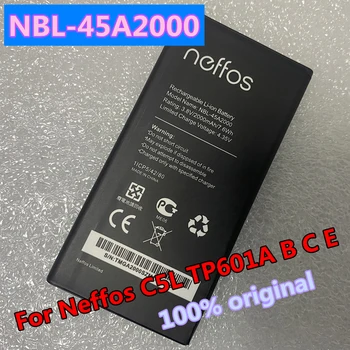 Оригинален NBL-45A2000 2000mAh Нова Батерия За Neffos C5L TP601A B C E Мобилен Телефон с Високо качество на Батерията Raplacement