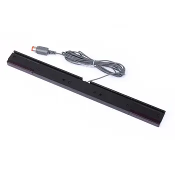 Кабелен Сензор за движение Receiver Game Доставки Remote Infrared Ray IR Inductor Bar за Nintendo Wii BSIDE