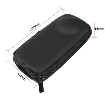 Мини ПУ Чанта За Съхранение на Водоустойчив Калъф За Носене на Защитна Кутия За Insta360 One X X2 Панорамна Екшън Камера Аксесоари