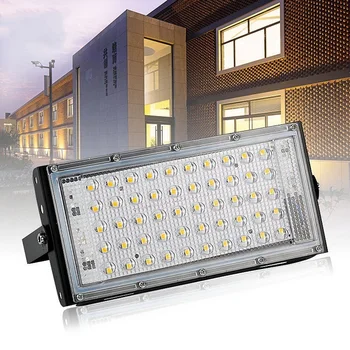 100W LED Light Floodlight AC 220V Водоустойчив Външен Прожектор Flood Light Foco LED Spotlight Reflector Улично Външно Осветление