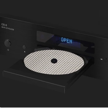 Дебелината на HiFi Carbon Fiber C D DVD Stabilizer Mat Top Tray Player Обръщател Amp Cone Speaker Подложка с Дебелина 0,2 мм