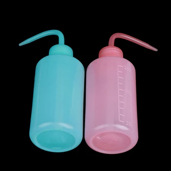250 МЛ Wash Clean Clear Pink Blue Plastic Soap Lab Wash Преса Дифузер Бутилка