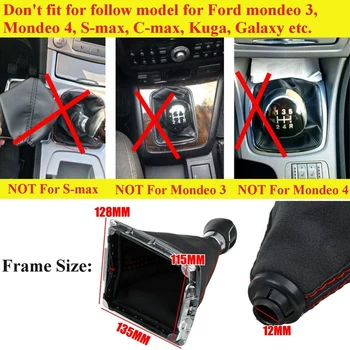 5-Степенна Дръжка за Превключване на Предавките и Пылезащитная Капака на Багажника за Ford Focus MK2 2005-2012