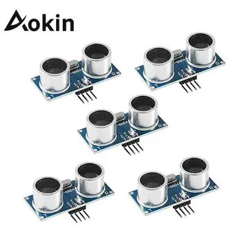 Aokin 5PCS HC-SR04 Ултразвуков Сензор за близост Модул За Arduino 2560 Robot XBee ZigBee By ElecRight За Raspberry Pi