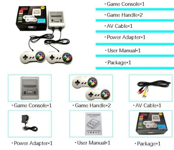 Игрова конзола на Nintendo За Sega 620 Plus Retro Games 8 Bit 4K HD-out Arcade Mini Джойстик Gamepad Контролера