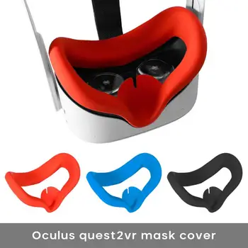 Мека Силиконова Маска За Очи Капак Накладки За Oculus Quest 2 VR Слушалки Дишаща Анти-Пот Светлина Принудителна покритие За Очите, За Oculus Quest2