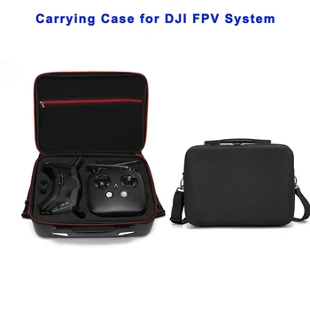 Преносим Пътна чанта за носене DJI FPV drone System Air Unit FPV Очила Combo PU Калъф Чанта за dji FPV