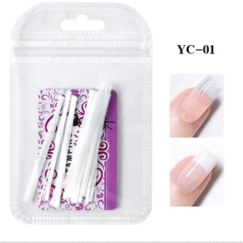 1 опаковка на Коприната фибростъкло За Изграждане на Нокти Форма на Тъкани от естествена Коприна UV-Гел и Строителна Влакна Френски Акрилни Нокти DIY Аксесоари