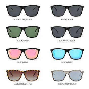 VCKA промяна на Цвета Реколта Ретро Слънчеви Очила Мъжки Поляризирани очила за Нощно виждане Класически Очила за Шофиране UV400 Мъжки слънчеви Очила Gafas De Sol