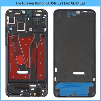 За Huawei Honor 8X JSN-L21 L42 AL00 L22 Средна Рама Корпус Предна престилка Предна Панел LCD Дисплей Поддръжка на Метална Предната Рамка Замяна