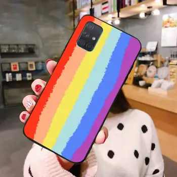 Цветна Дъга Арт Калъф за телефон Samsung Galaxy A21S A01 A11 A31 A81 A10 A20E A30 A40 A50 A70 A80 A71 A51