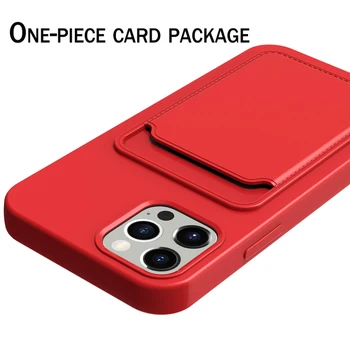 Подвижна пакет от карти Калъф за телефон iPhone 12 11 Pro Max Mini SE 2020 XS XR 6 S 7 8 Плюс Магнитна Делото Противоударная на Кутията