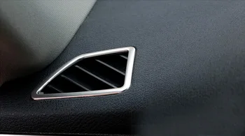 За Ляв Волан! 2 елемента от Неръждаема Стомана, Сребро Интериора на Горния Климатик отдушник Капачка Тапицерия За BMW X6 E71 2009-
