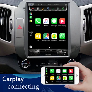 Андроид 10 Автомобилното Радио, За KIA Sportage Автомобилна Мултимедийна Система Стерео GPS Авторадио Навигация Вертикален Екран 10.4