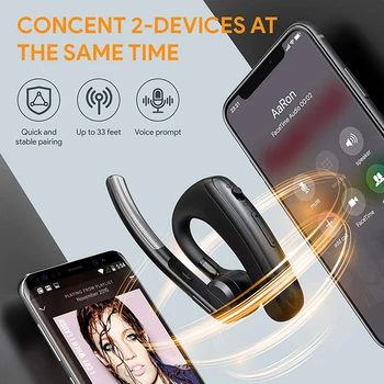 Най-новата Безжична Слушалка K20 Bluetooth 5.0 Слушалки Хендсфри намаляване на шума Слушалки С Apt-X HD Dual Микрофон За Всички Смартфони