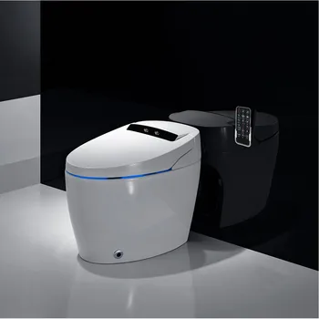 Двойно Промиване На Удължен Тоалетна С Предварителни Умен Биде Дистанционно Управление, Топъл Турбо Изсушаване На Въздуха Електронно Нагревательное Седалката Smart Tv