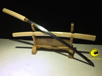 Глинено Темпер Японски Самурай Изградена Стоманена Чодзи Jamón Blade Сирасая Меч Катана