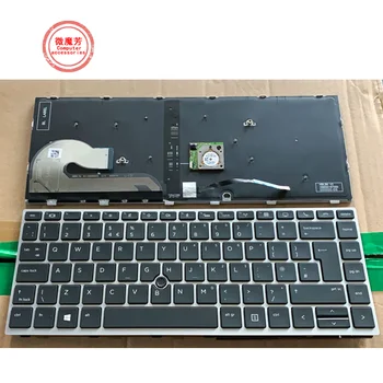 ВЕЛИКОБРИТАНИЯ НОВА клавиатура за лаптоп HP EliteBook 840 G5 846 G5 745 G5 с точка на мишката L14378-001 L11307-001 клавиатура на лаптоп с подсветка