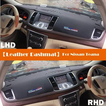 Кожени Аксесоари Dashmat Car-Styling Таблото Covers Pad Dash Mat Sunshade Carpet За Nissan Teana J32 2008-2012