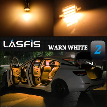 LASFIS За Ford Fiesta MK6 MK7 2002-2016 Canbus Car LED Interior Indoor Light Map Dome Багажника License Plate Lamp Kit