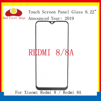 10шт Преден Външен Екран Подмяна на Стъкло на Обектива Смяна на Сензорен Екран За Xiaomi Redmi 8 Redmi 8A