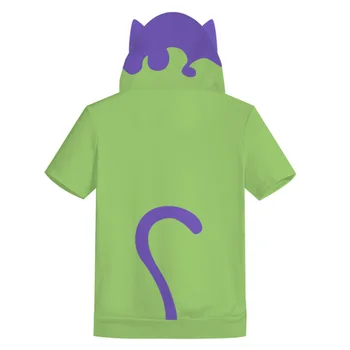 SK8 the Infinity Miya Cosplay С Качулка Тениска 3D Печатни С Къс Ръкав Ризи Hoody на Мъже, Жени Ежедневни Палто с Цип