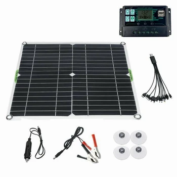 200W Watt Solar Panel Kit 12Volt Battery Charge Controller for Rv Caravan Boat