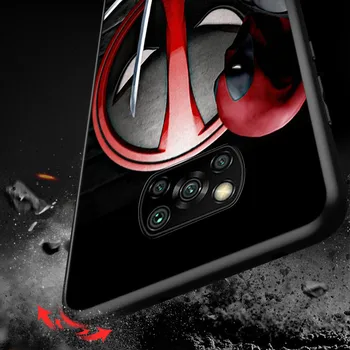 Deadpool Marvel Art For Xiaomi Poco X3 NFC M2 X2 F2 F3 C3 M3 F1 Pro Mi Play Mix 3 A3 A2 A1 6 5 Lite Мек калъф за телефон