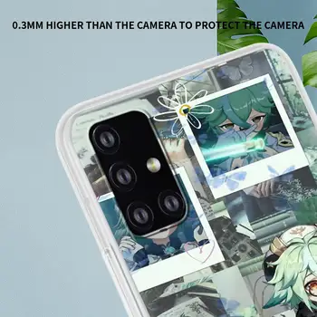 Genshin Impact Game Venti Klee Калъф за телефон Samsung Galaxy A51 A71 A50 A21s A31 A10 A20e A41 A70 A30 A11 A40 A10s Матово покритие