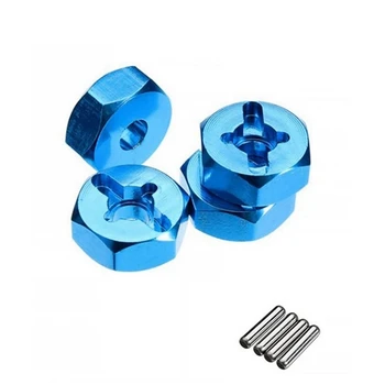 за Wltoys A959 A959-B A969 K929 1/18 RC Car Upgrade Accessories 7mm to 12mm Metal Combiner Wheel Хъб Hex Adapter