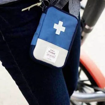 Преносима Аптечка За Първа Помощ За Пътуване На Открито Къмпинг Полезна Мини Чанта За Съхранение На Лекарства Къмпинг Пътна Чанта За Оцеляване Калъф За Хапчета
