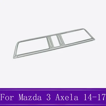 За Mazda 3 Axela-2017 2018 ABS Carbon Fiber Car Middle Air Outlet Decoration Frame Cover Trim Аксесоари За Полагане на Автомобили