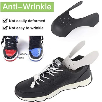 Dropshipping Против Гънки Protector Shoes Shields Маратонки Anti Wrinkle for Shoe Защита Sport Support Toe Guard Cap Stretcher