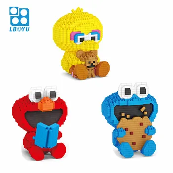 BOYU creative mini building block toys new 3D figure хитър пъзел bricks diamond 7146-7148A kids