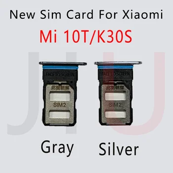 Нов За Xiaomi Mi 10T / 10T Pro 5G СИМ - Карта Тава Слот Притежателя Адаптер Конектор резервни Части