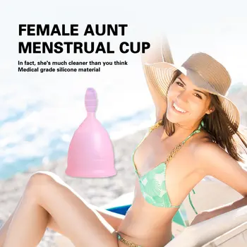 Lady Vrouwen Момиче Menstruatie Cup Zachte Siliconen Materiaal Hygiëne Herbruikbare Menstruatie Cup Handig Grade Menstruatie Cup