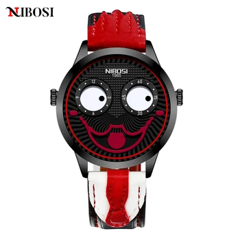 NIBOSI New Classic Watch Men Top Brand Луксозни Ръчен Часовник Водоустойчив Спортен Креативен Дизайн на Мъжки Часовници Smile Clown Reloj Hombre