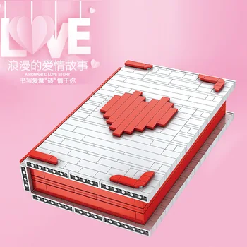 Mould King Creative JK Love 520 Toys The Romantic Story Book model Building Blocks Bricks Детски Играчки Любовник Valentine ' s Gifts